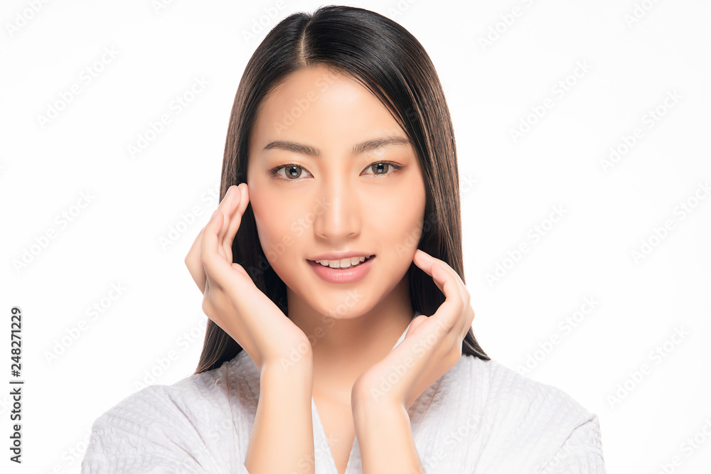Beautiful Young asian Woman with Clean Fresh Skin Beautiful Young asian Woman with Clean Fresh Skin