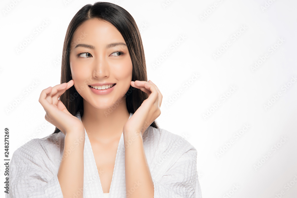 Beautiful Young asian Woman with Clean Fresh Skin Beautiful Young asian Woman with Clean Fresh Skin