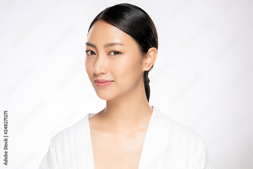 Beautiful Young asian Woman with Clean Fresh Skin Beautiful Young asian Woman with Clean Fresh Skin