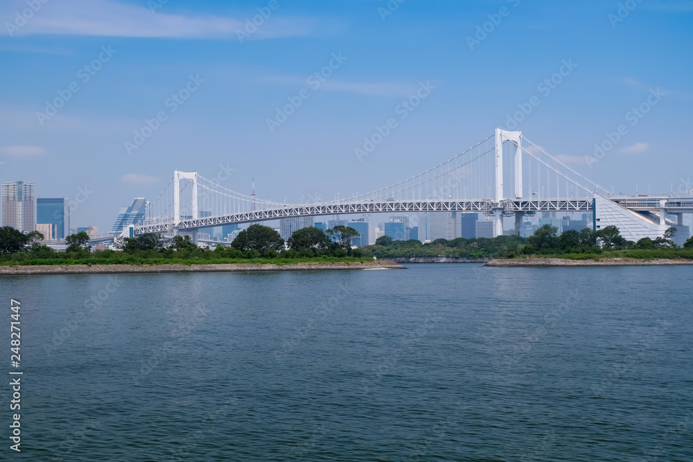 Naklejka premium お台場 レインボーブリッジ