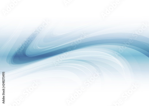 Abstract shapes on blue background