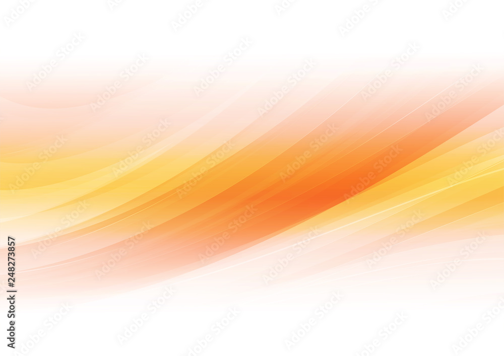 Obraz premium Abstract shapes orange background