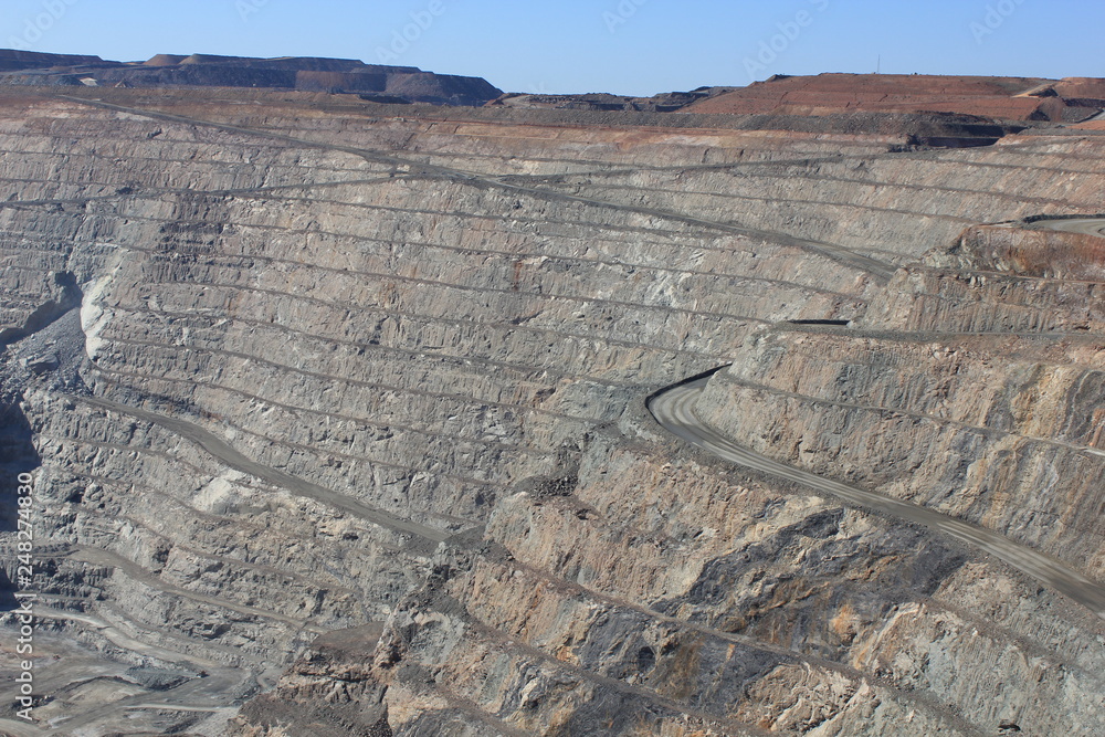 Obraz na plátně Super Pit Goldmine, Australiens Westen Outback, Kalgoorlie