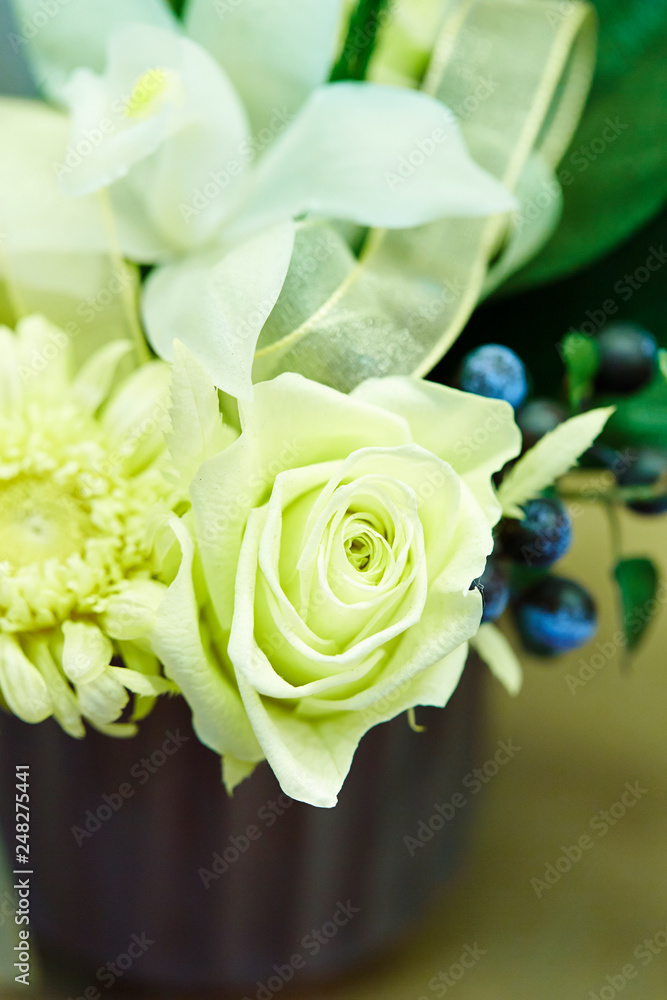 Obraz premium bouquet of white roses