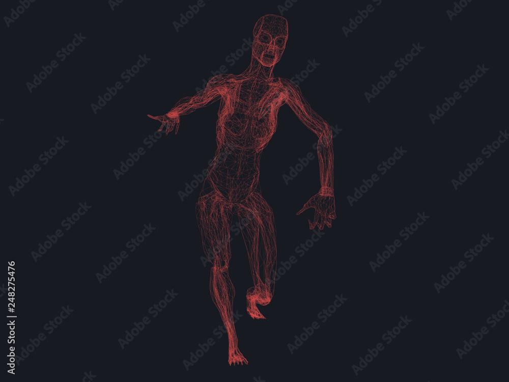 Fototapeta premium Running girl