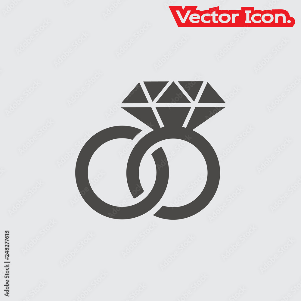 Ring icon isolated sign symbol and flat style for app, web and digital design. Vector illustration. Ring icon isolated sign symbol and flat style for app, web and digital design. Vector illustration.