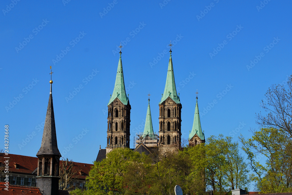 The Bamberger Dom St.Peter und St.Georg in Bamberg, Bavaria, Germany