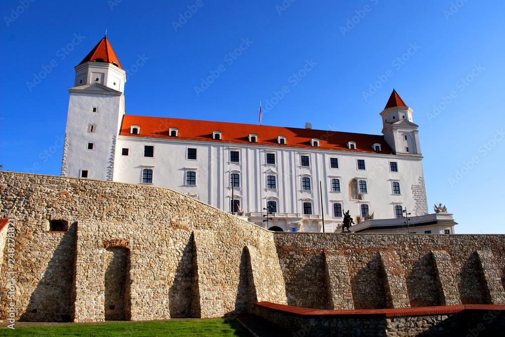 The Bratislava Castle in Bratislava, Slovakia