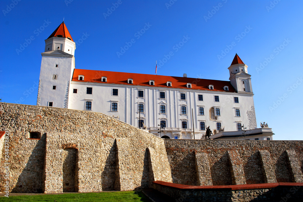 The Bratislava Castle in Bratislava, Slovakia The Bratislava Castle in Bratislava, Slovakia
