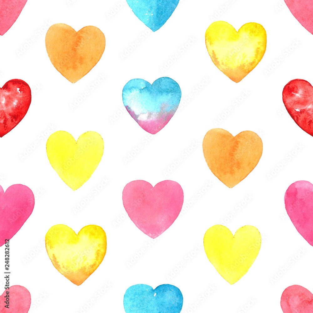 hearts_multicolor_pattern