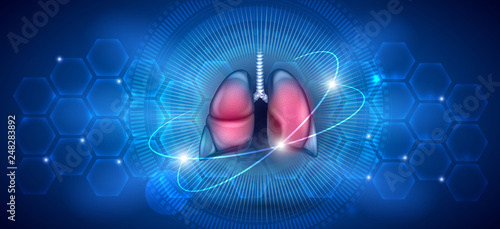 Lungs treatment concept