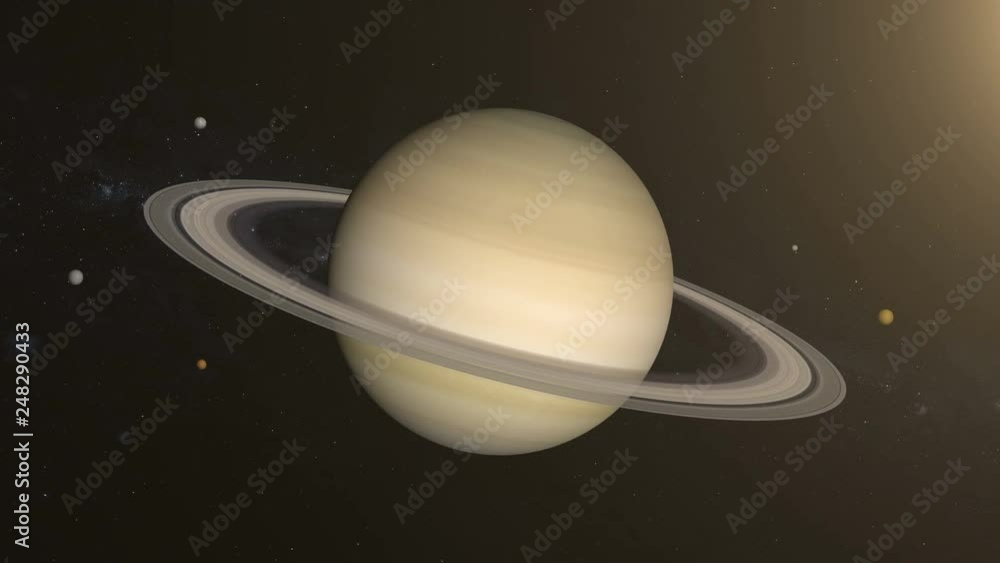 Saturn is the sixth planet from the Sun and the second largest in the Solar System Saturn is the sixth planet from the Sun and the second largest in the Solar System