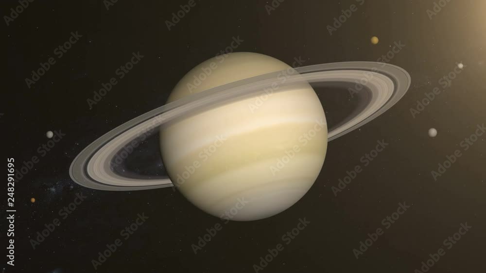 Saturn is the sixth planet from the Sun and the second largest in the ...