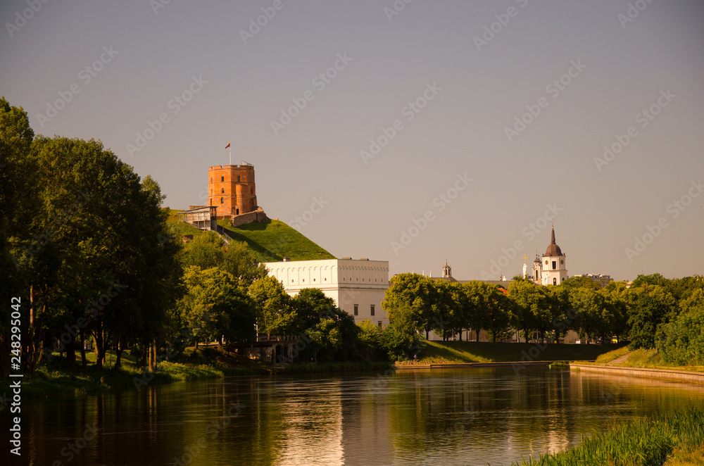 Vilnius city the green capital of Lithuania