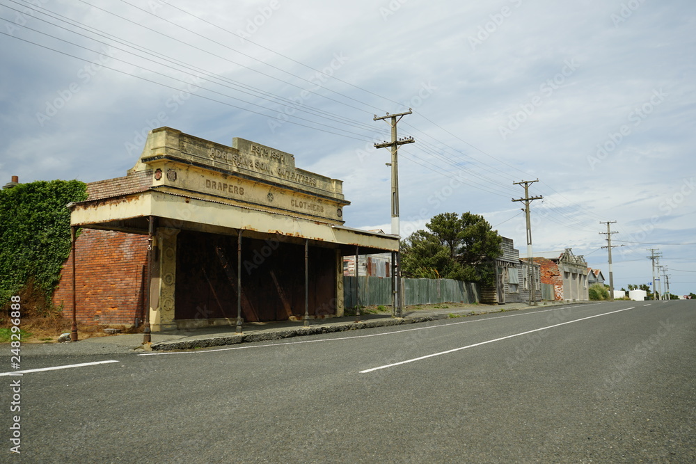 Ghost town of Orepuki New Zealand