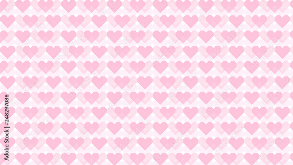 背景素材　ハート