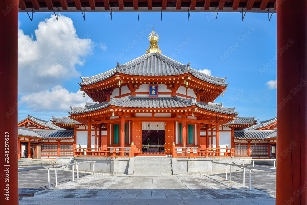 Obraz premium 薬師寺 玄奘三蔵院伽藍