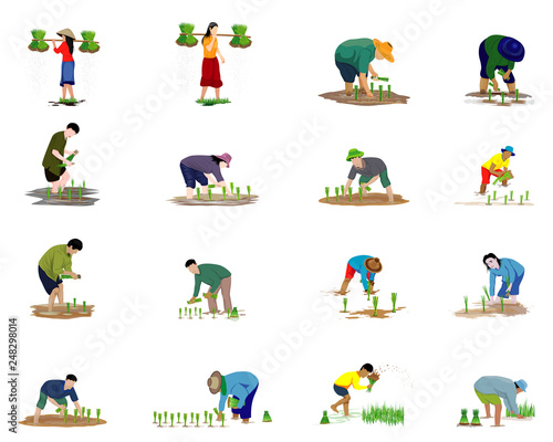 farmer shape vector design