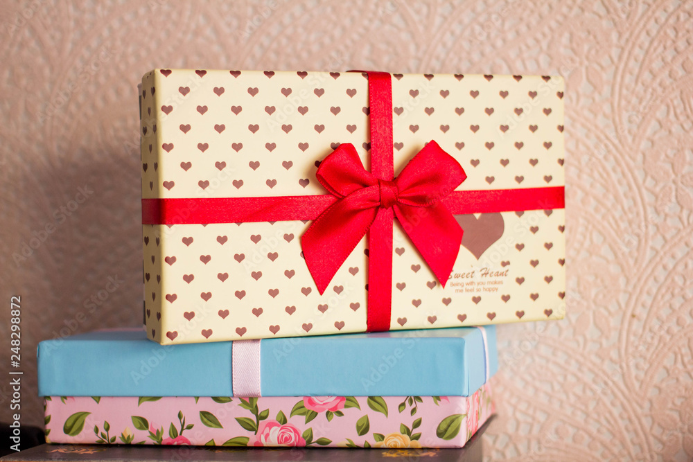 Abstract photo. Gift box Abstract photo. Gift box