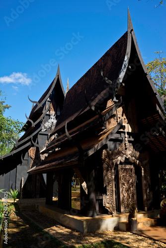 Photography Balck temple de Chiang Raï