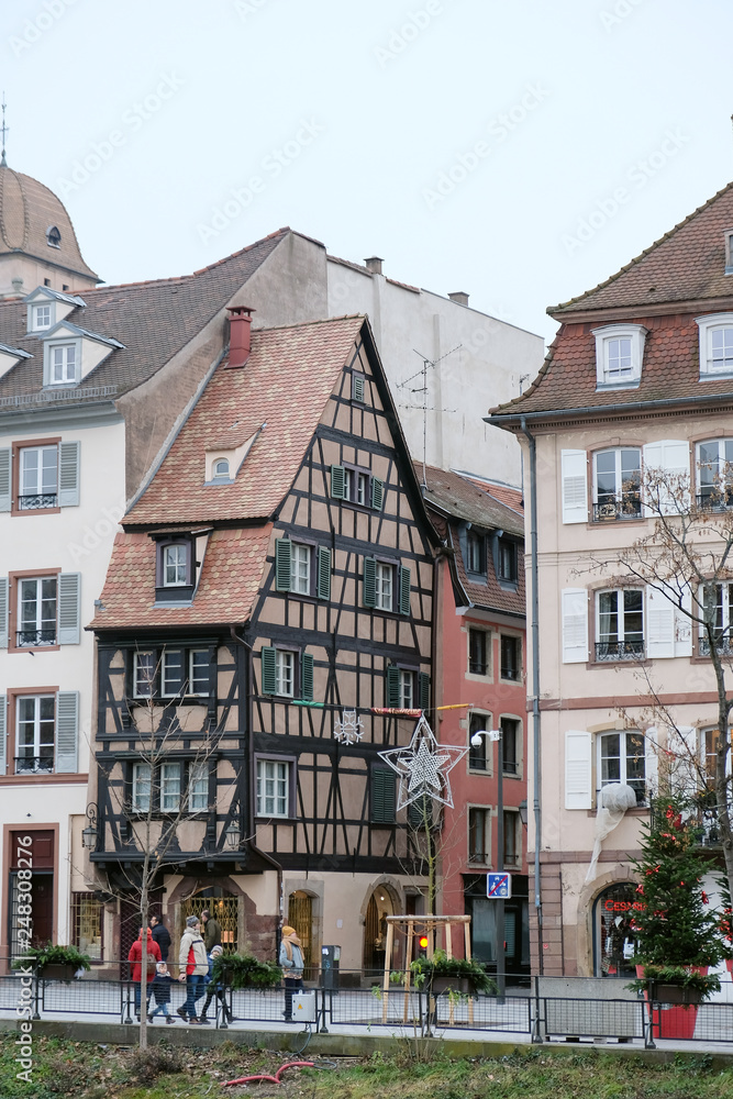 Fototapeta premium strasbourg house