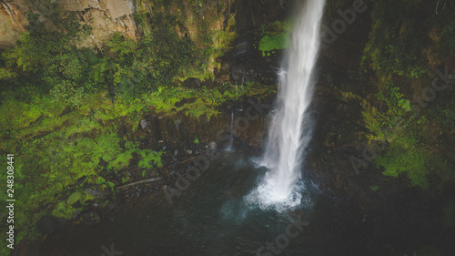 Wide angle image of the majestic Lone Creek Falls in the Sabie Region of Mpumalanga in South Africa