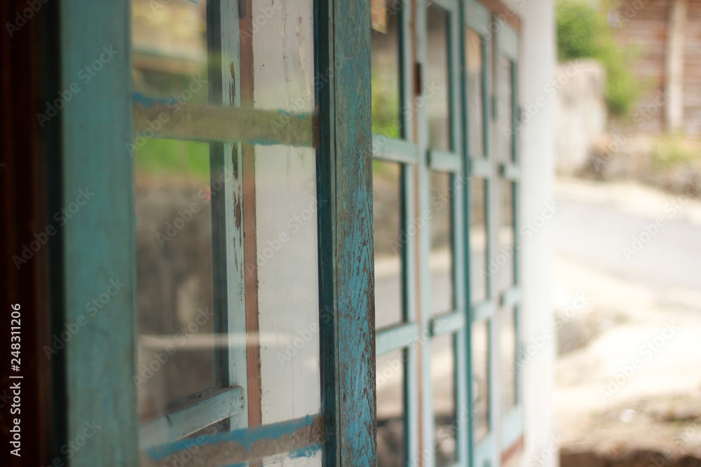 window of an old house window of an old house