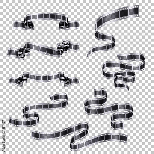Set of Silver Film Strips