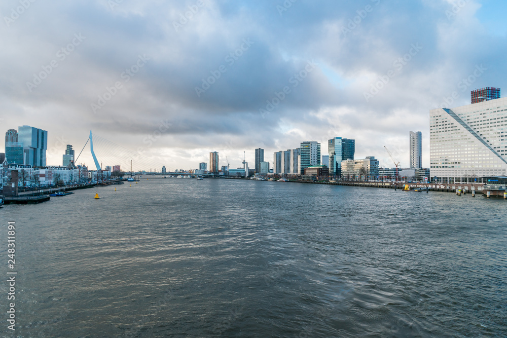 Rotterdam river water front Rotterdam river water front
