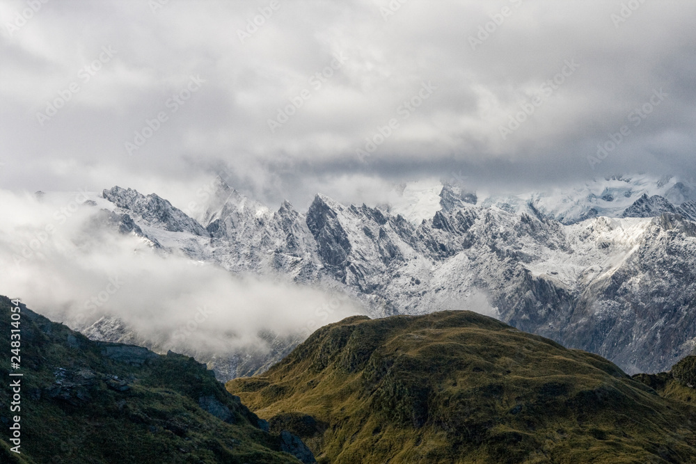Obraz premium Panorama of Mount cook