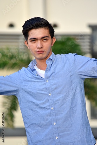 A Posing Filipino Person