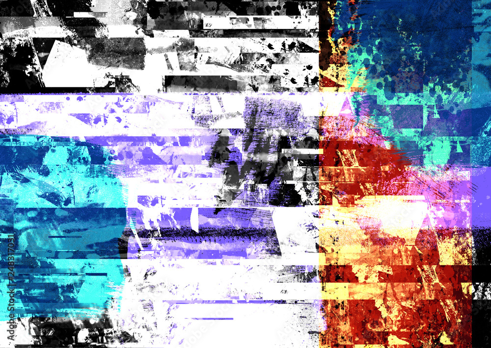 Contemporary art, modern art poster Contemporary art, modern art poster