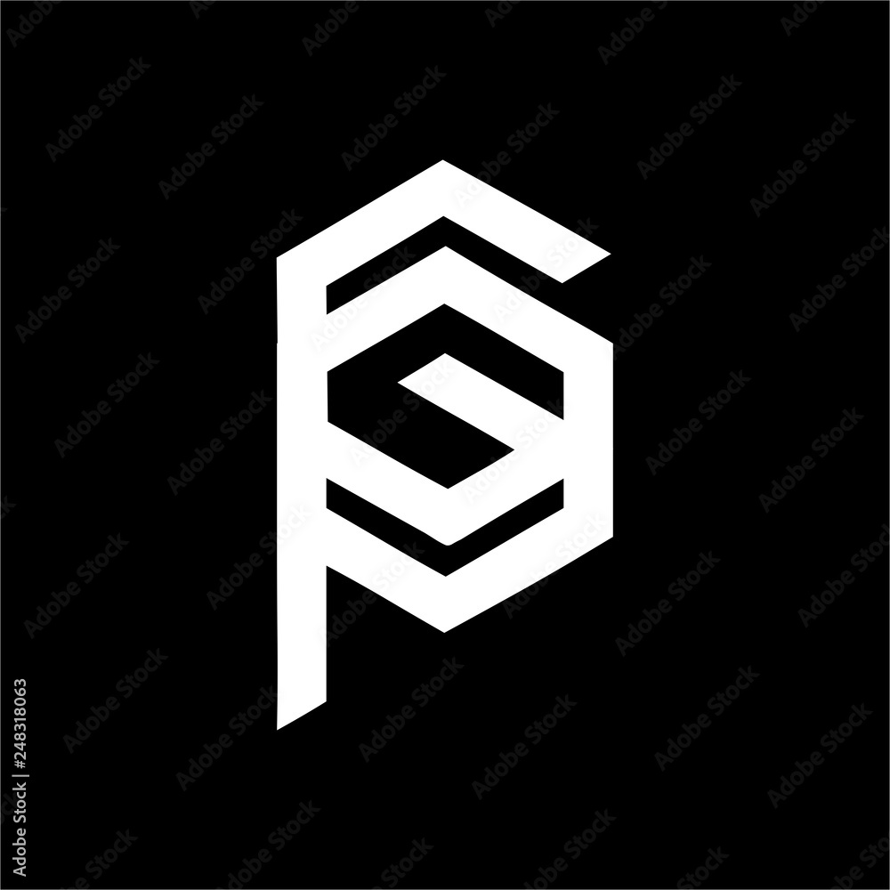 GP, PG, GSP. GEP initials company logo GP, PG, GSP. GEP initials company logo