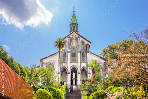 Fotografía Nagasaki, Japan at historic Oura Church.