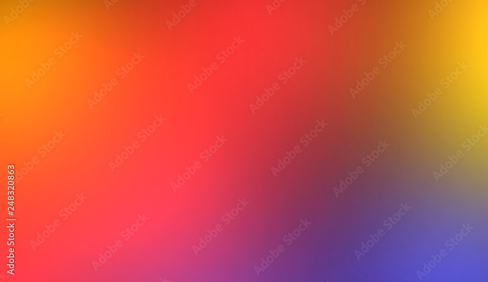 Abstract screen design for mobile app. Soft color gradient background.