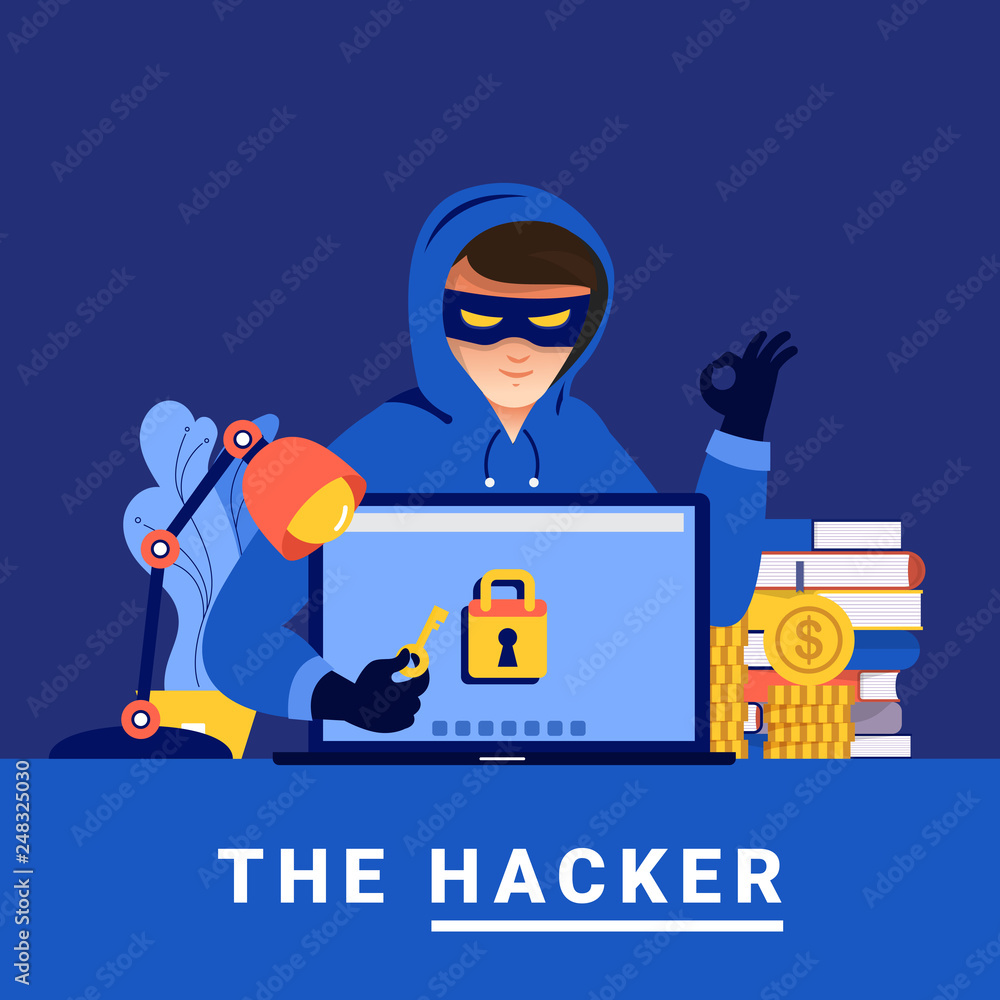 Cyber hacker concept Cyber hacker concept