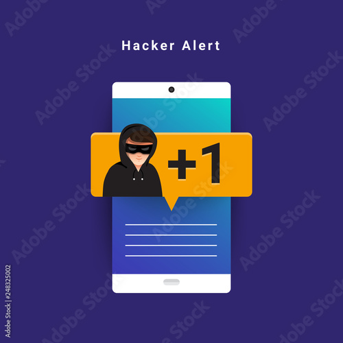 Cyber hacker concept