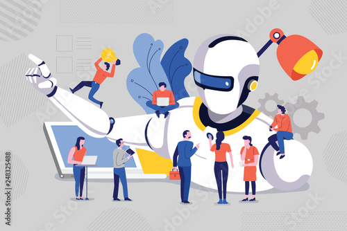 Teamwork develop robot