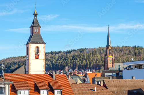 Nagold, Kleinstadt in Baden-Württemberg und Tor zum Schwarzwald photo