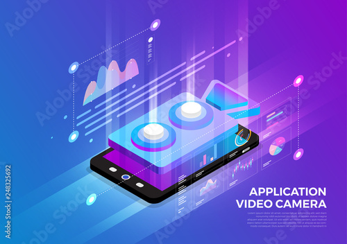 Isometric Digital Concept.