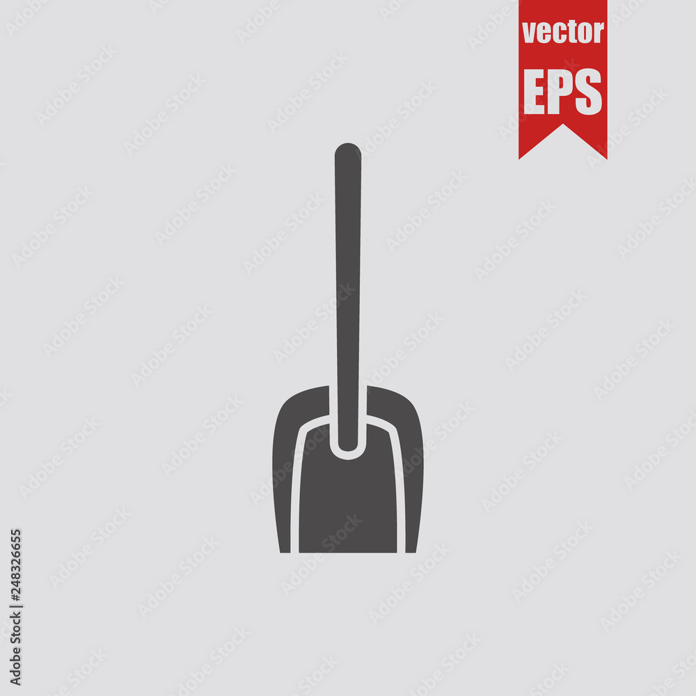 Shovel icon.Vector illustration. Shovel icon.Vector illustration.