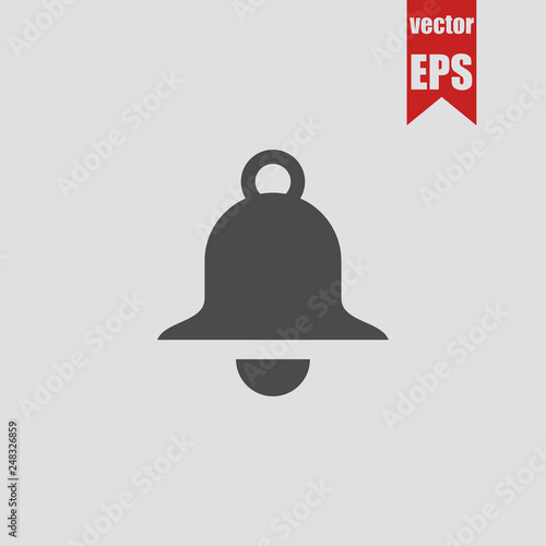 Bell icon.Vector illustration.