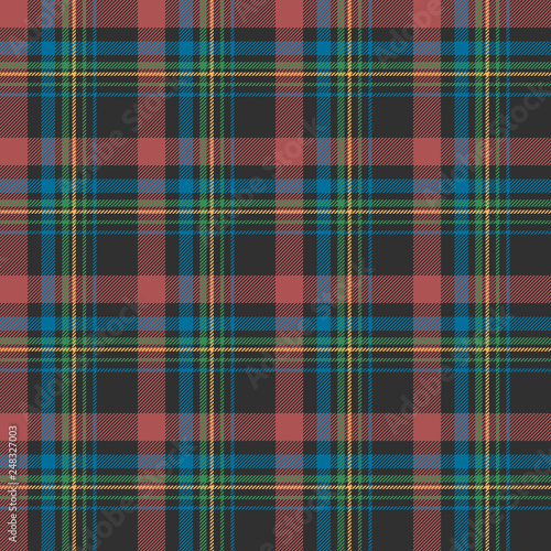 Classic tartan, Merry Christmas seamless patterns.