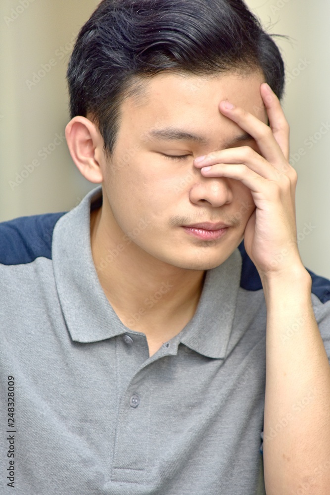 Teenage Male And Anxiety