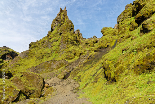 Landschaft bei Pakgil, F214, Island
