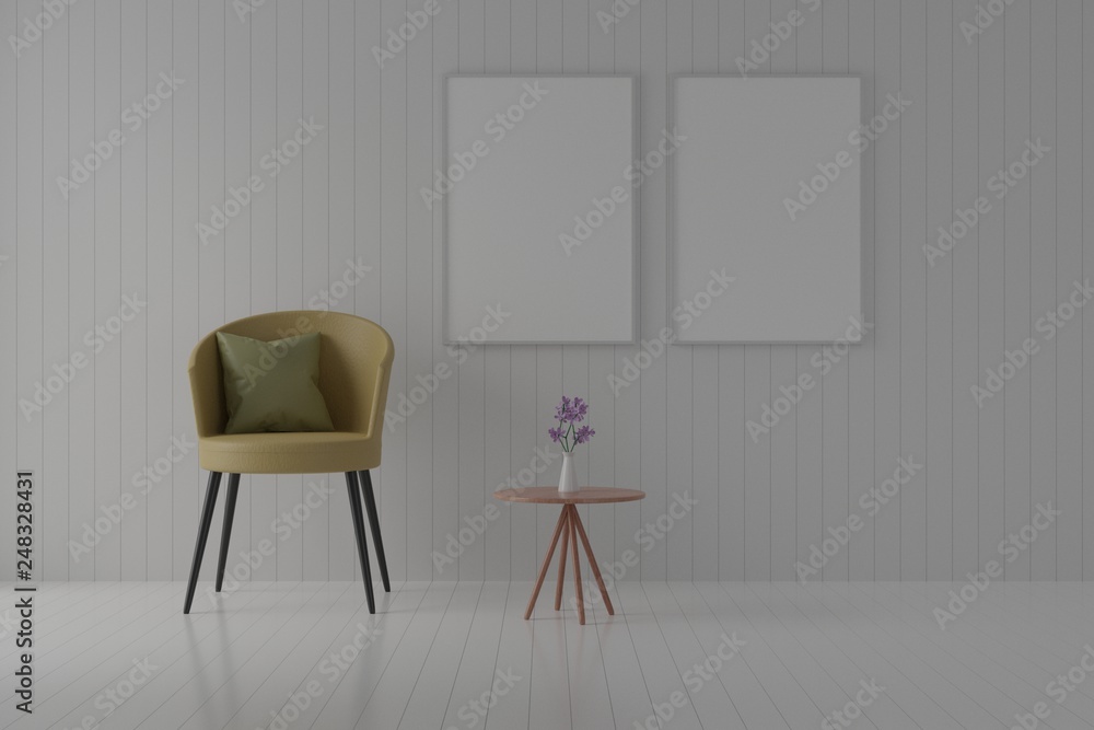 picture frame interior 3d rendering picture frame interior 3d rendering