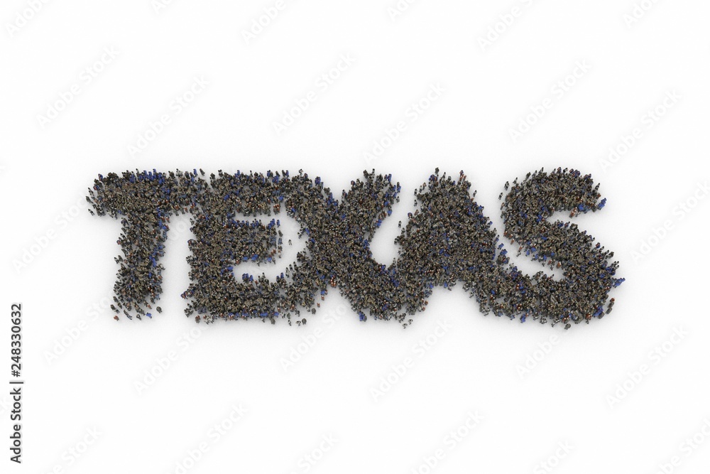 Large group of people standing together Large group of people standing together