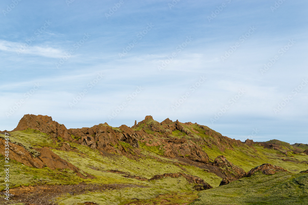 Landschaft an der F208, Island