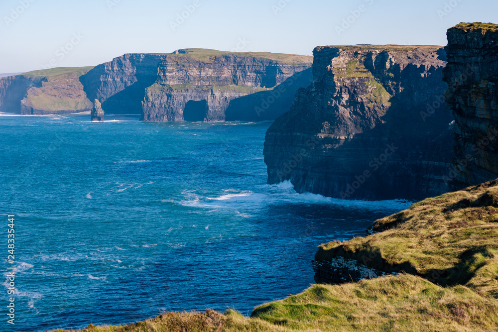 Punched in View of the Cliffs of Moher