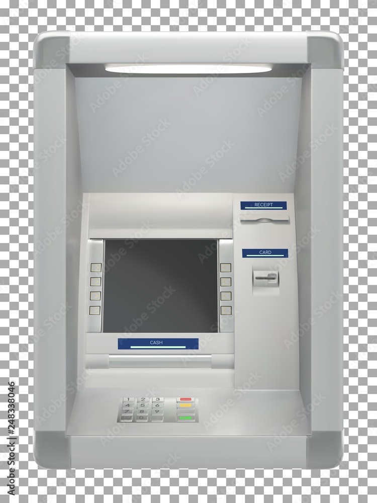 Atm machine on wall Atm machine on wall